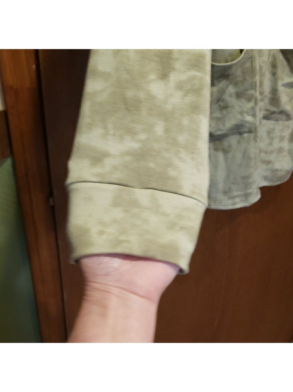 Agnes & Dora Olive Green Tie-Dye Cardigan - Picture 6 of 9